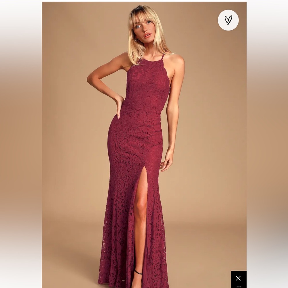 Lulus splendor of love lace formal dress